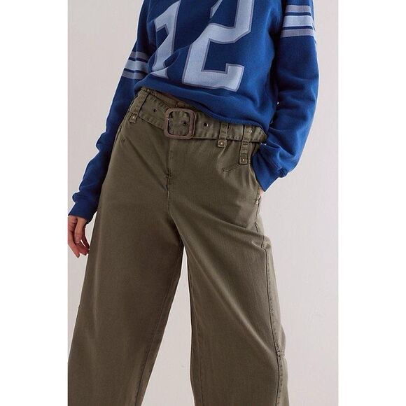 Free People We The Free Sloane Belted Pants $168 - Picture 3 of 7